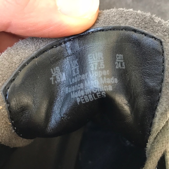 Franco Sarto Pebbles Chukka Booties Grey Suede - Picture 7 of 8